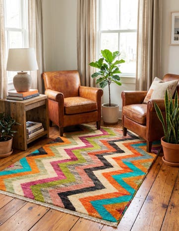 3' x 4' 2 Hand Knotted Balouch Wool Rug
