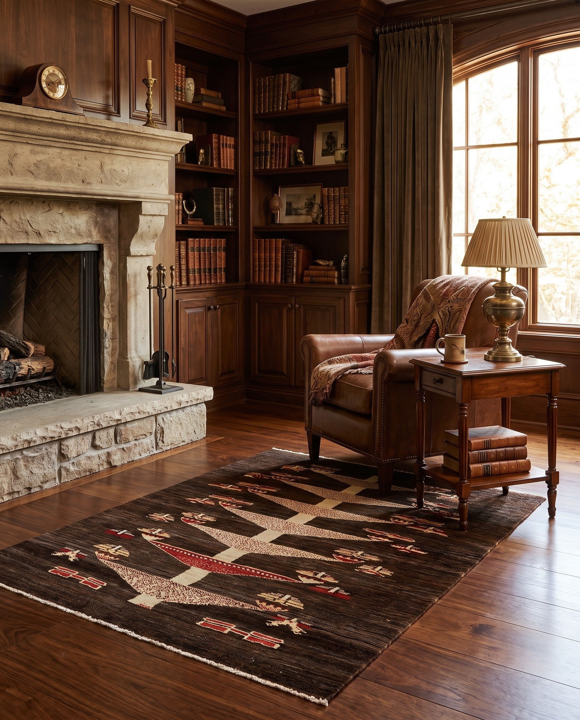 3' 5 x 5' 1 Kashkuli Wool Rug