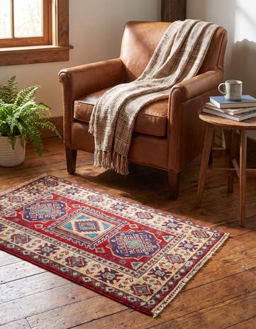 2' x 3' Hand Knotted Kazak Rug