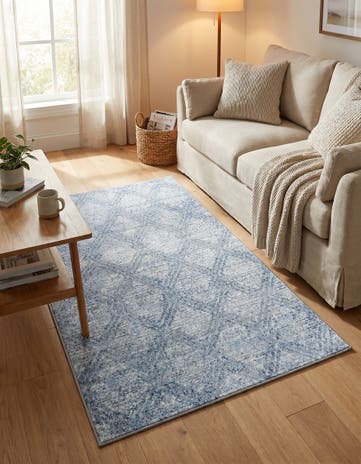 Blue Kamala Washable Rug