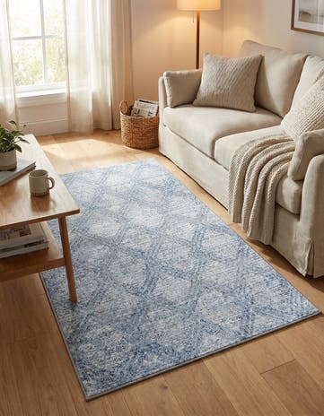 Blue Kamala Washable Rug