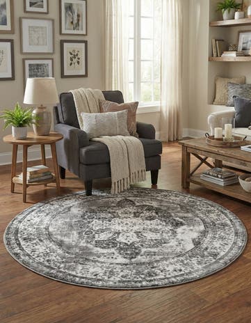 5' 3 x 5' 3 Monte Carlo Round Rug