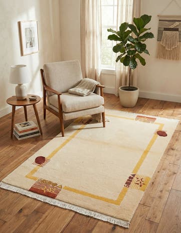 3' x 5' 3 Hand Knotted Darya Wool Rug