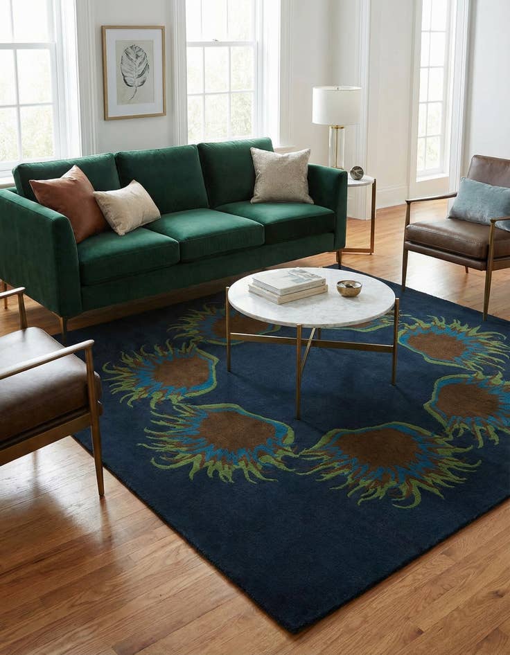 Detail image of 7' 3 x 7' 4 Luna Square Rug