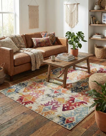 Washable Santa Fe Rug