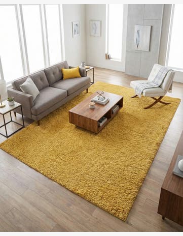 Yellow Everyday Shag Rug