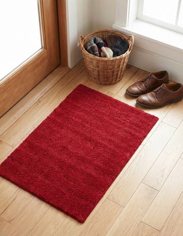 2' 2 x 3' Solid Frieze Rug