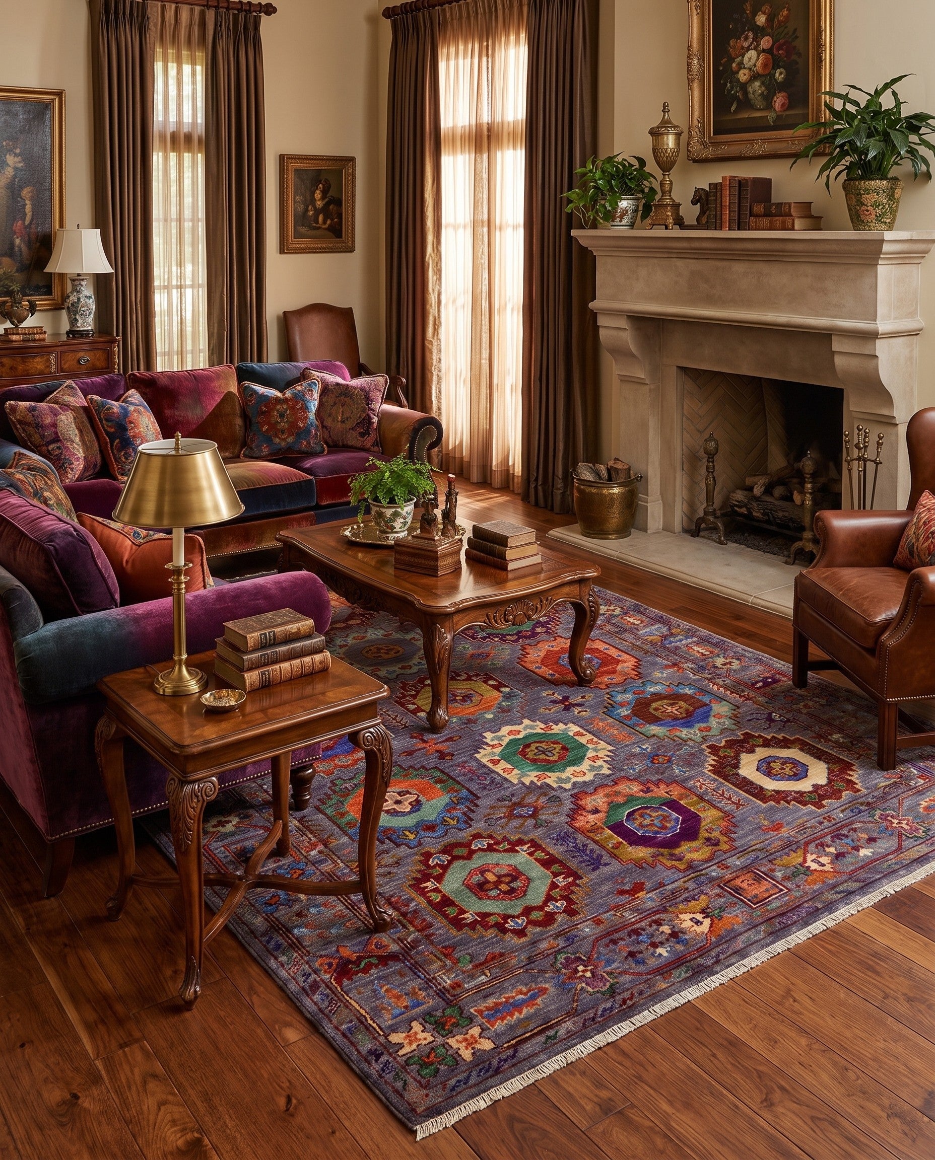 4' 1 x 6' 2 Hand Knotted Ariana Ziegler Rug