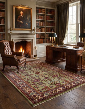 5' 10 x 7' 10 Hand Knotted Kazak Rug