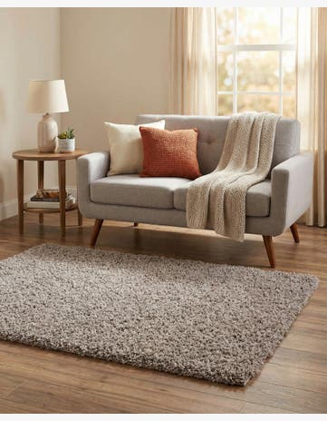 3' x 5' 3 Solid Shag Rug