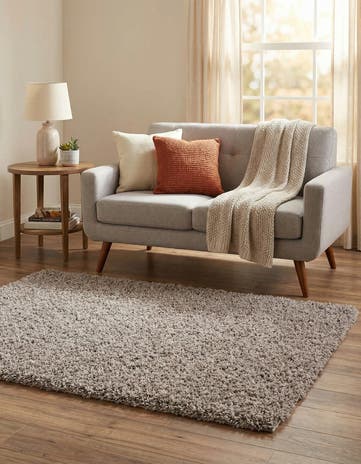 3' x 5' 3 Solid Shag Rug