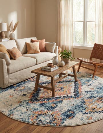 7' x 7' Morocco Round Rug
