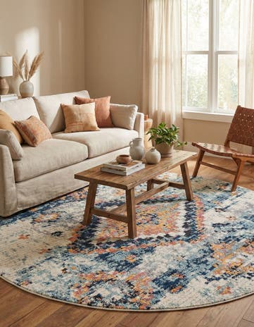 7' x 7' Morocco Round Rug