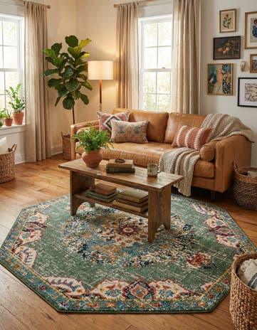 7' 10 x 7' 10 Madeline Octagon Rug