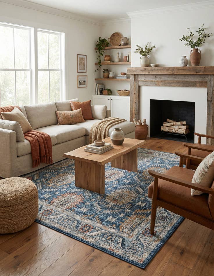 Detail image of 10' x 10' Nyla Square Rug