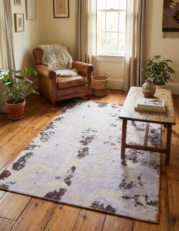 3' 10 x 5' 10 Hand Knotted Ultra Vintage Persian Wool Rug