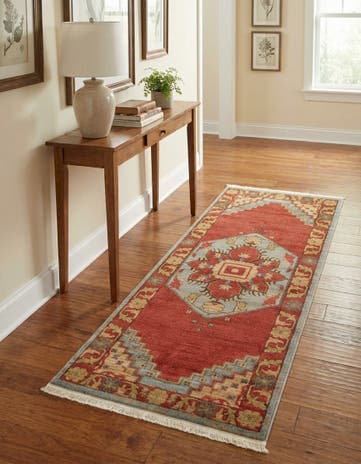 Light Blue Sara Runner Rug