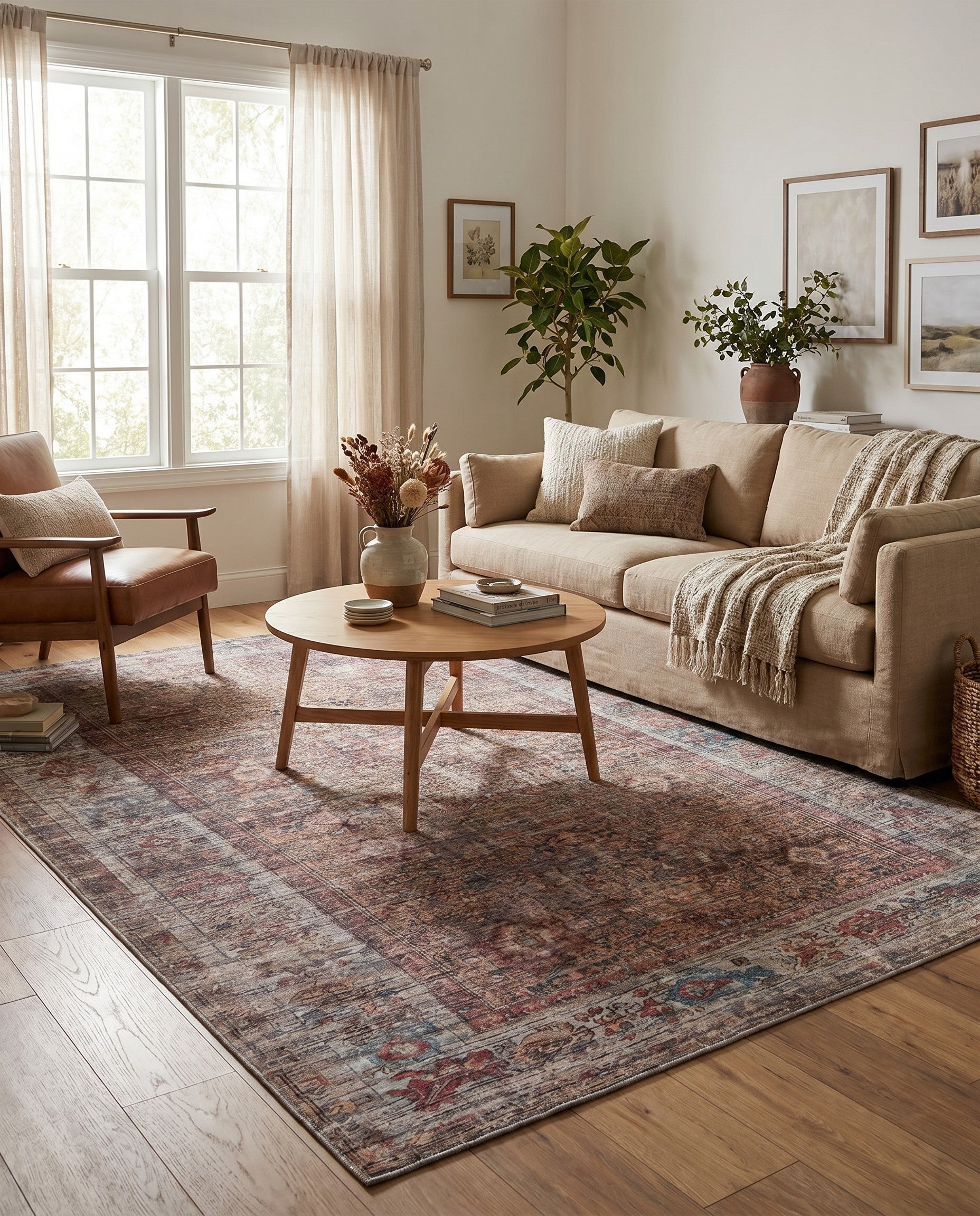 7' 10 x 10' Washable Nostalgia Rug