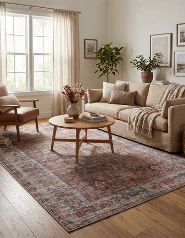 7' 10 x 10' Washable Nostalgia Rug