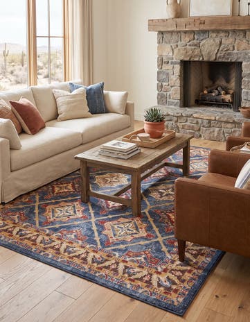 Light Blue Eden Rug