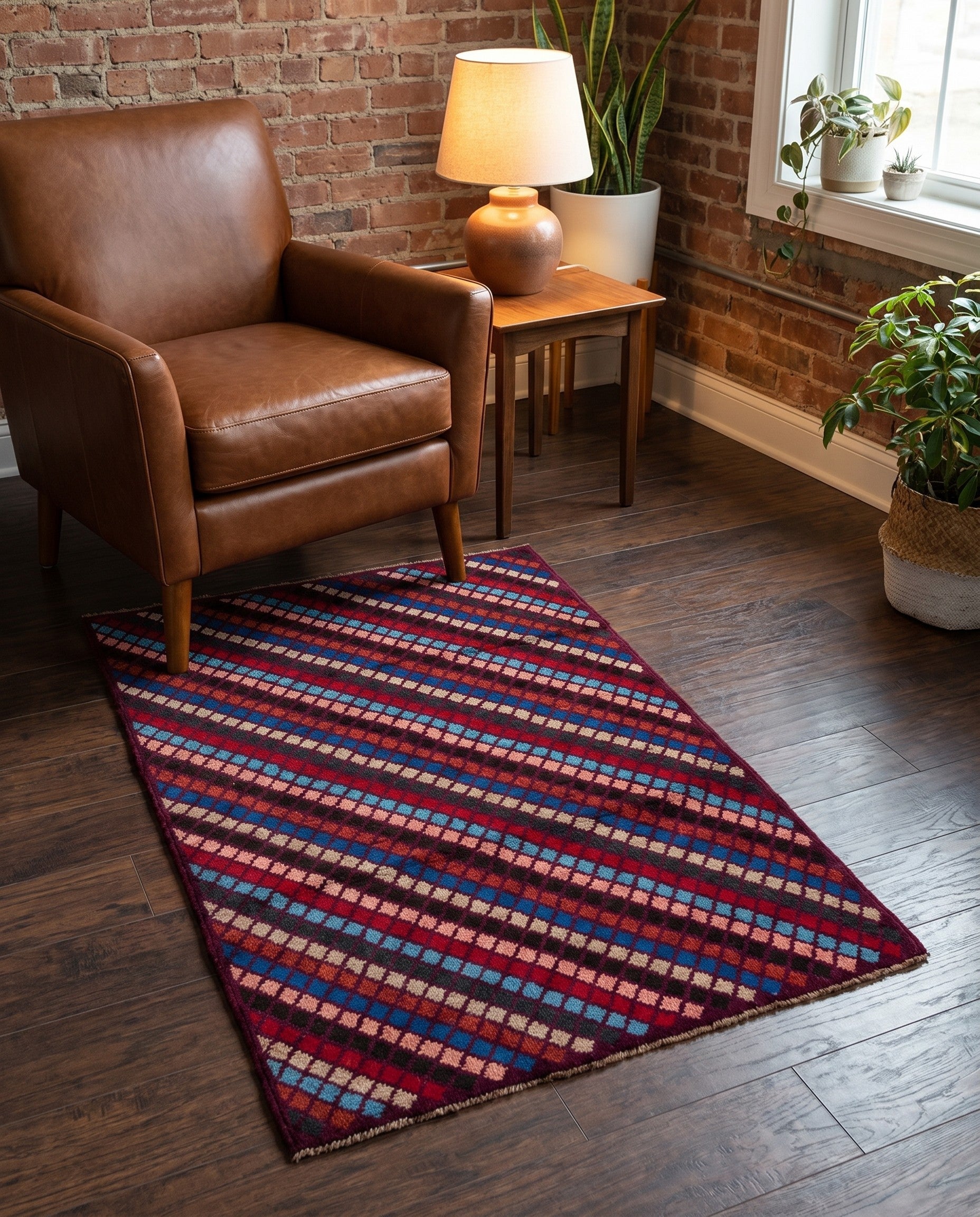 3' x 4' 7 Hand Knotted Balouch Wool Rug