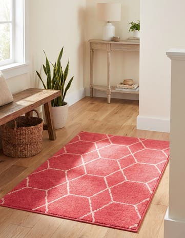 2' x 3' Lattice Frieze Rug