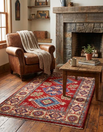 2' 8 x 4' 2 Hand Knotted Kazak Rug