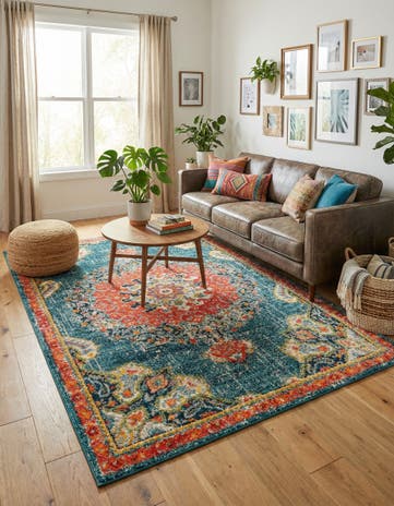 Blue Madeline Rug