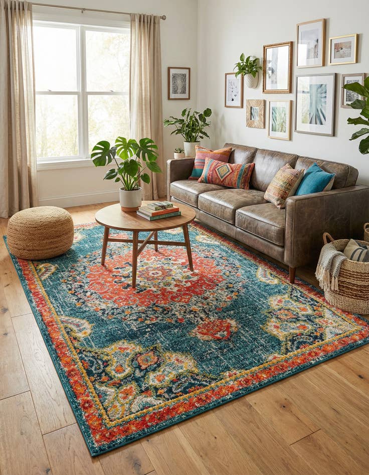 Detail image of 5' 3 x 8' Madeline Rug