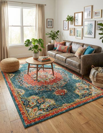 Blue Madeline Rug