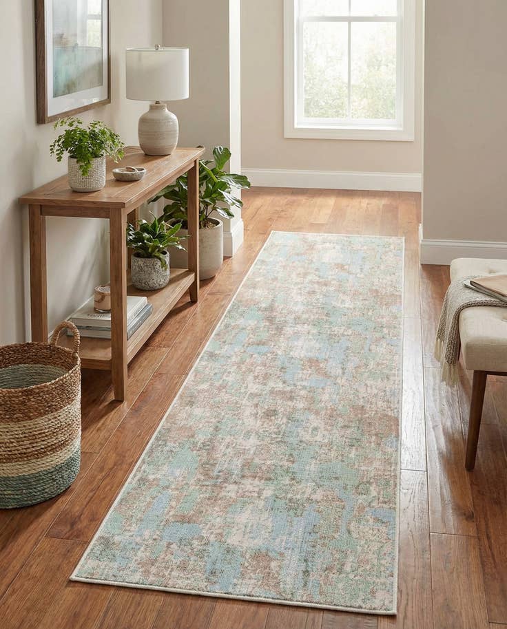 Detail image of 2' x 8' Lotus Runner Rug