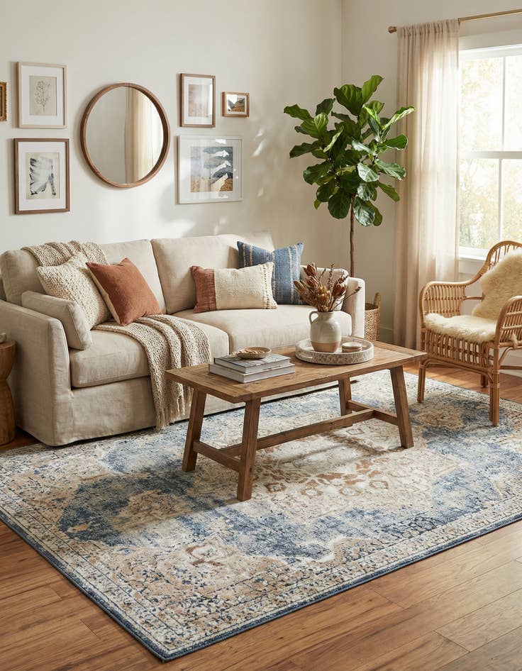 Detail image of 5' 3 x 8' Eliza Rug