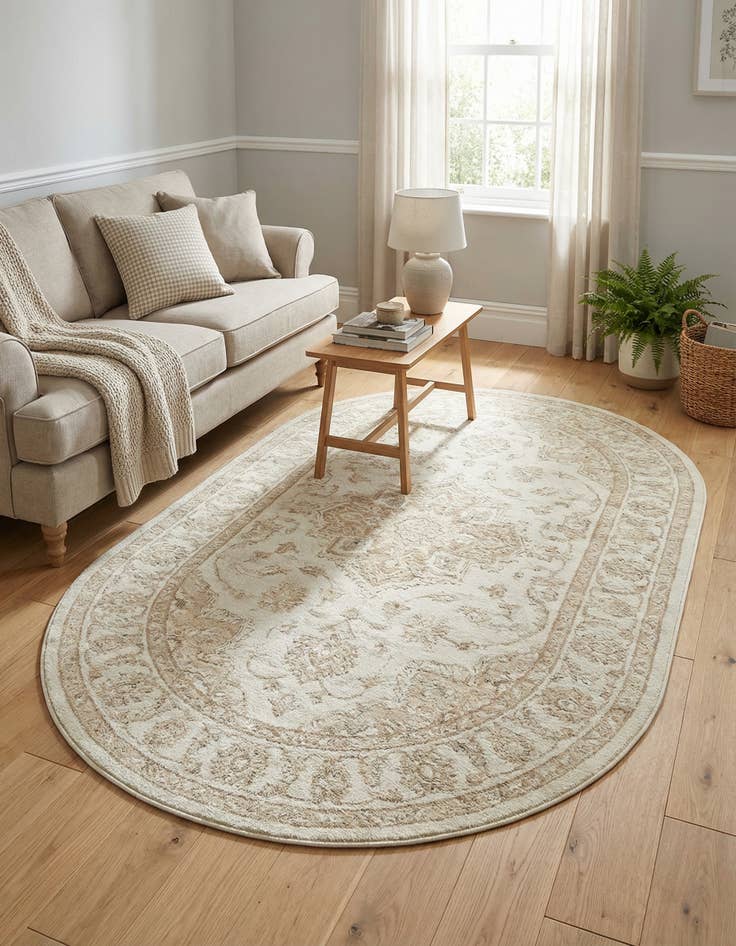 Detail image of 6' 1 x 9' Charlotte Oval Rug