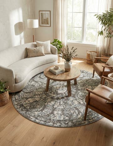 7' 10 x 7' 10 Miranda Round Rug