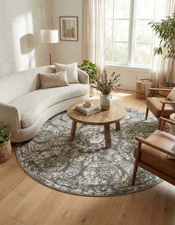 7' 10 x 7' 10 Miranda Round Rug
