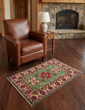 2' 1 x 3' 2 Hand Knotted Kazak Rug