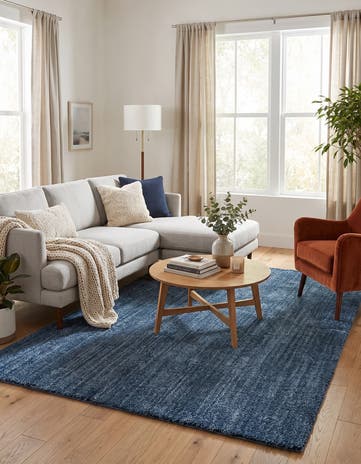 Blueberry Jill Zarin Shaggy Chic Rug