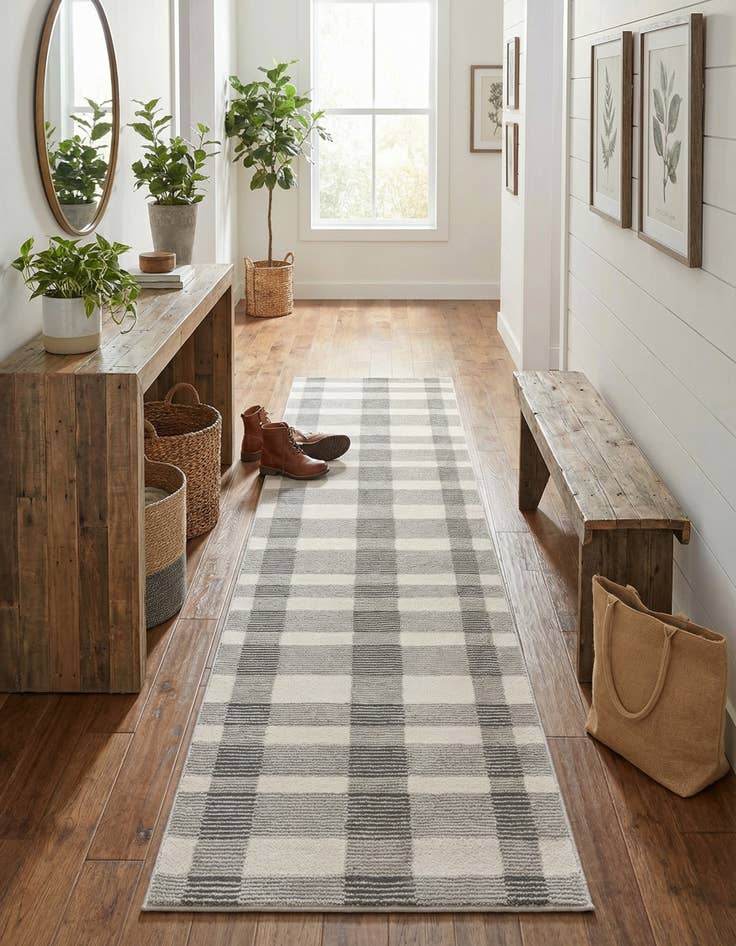 Detail image of 2' 7 x 12' Textura Designer Runner Rug