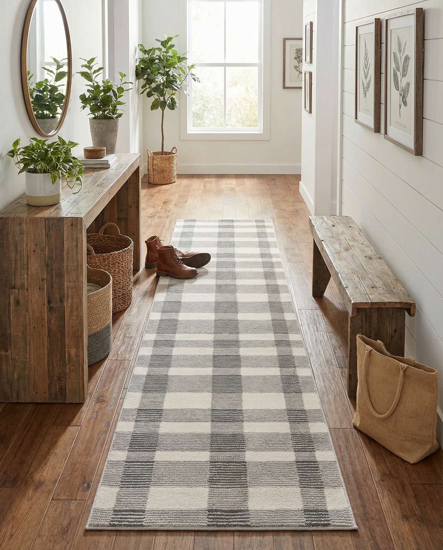 2' 7 x 12' Textura Designer Runner Rug