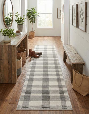2' 7 x 12' Textura Designer Runner Rug