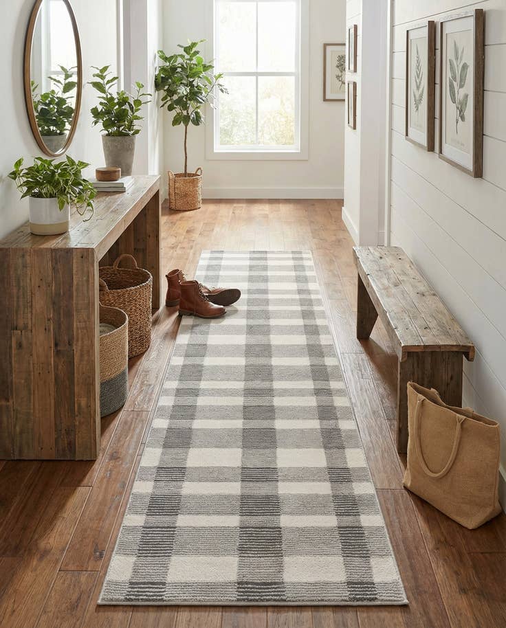Detail image of 2' 7 x 12' Textura Designer Runner Rug