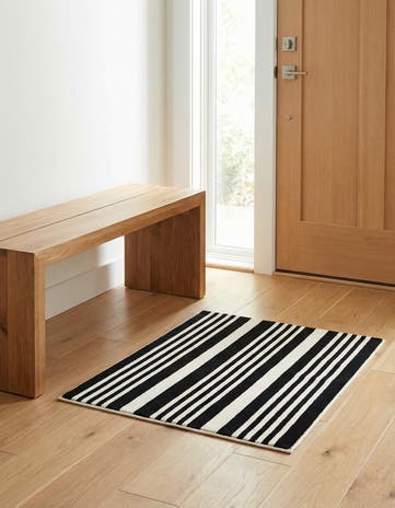 Black and White Milano Rug