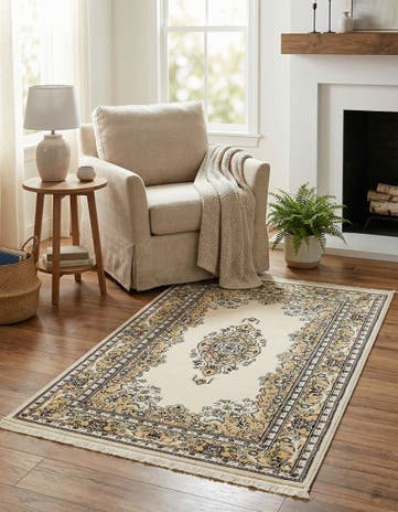 Cream Nain Design Rug
