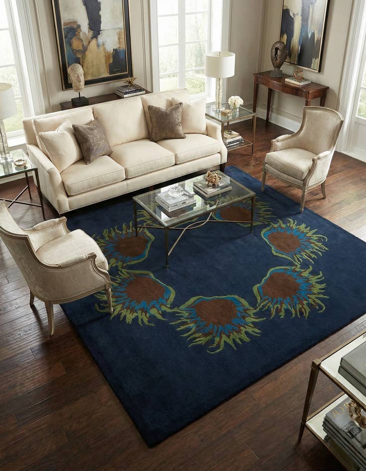 Detail image of 7' 7 x 7' 7 Luna Square Rug