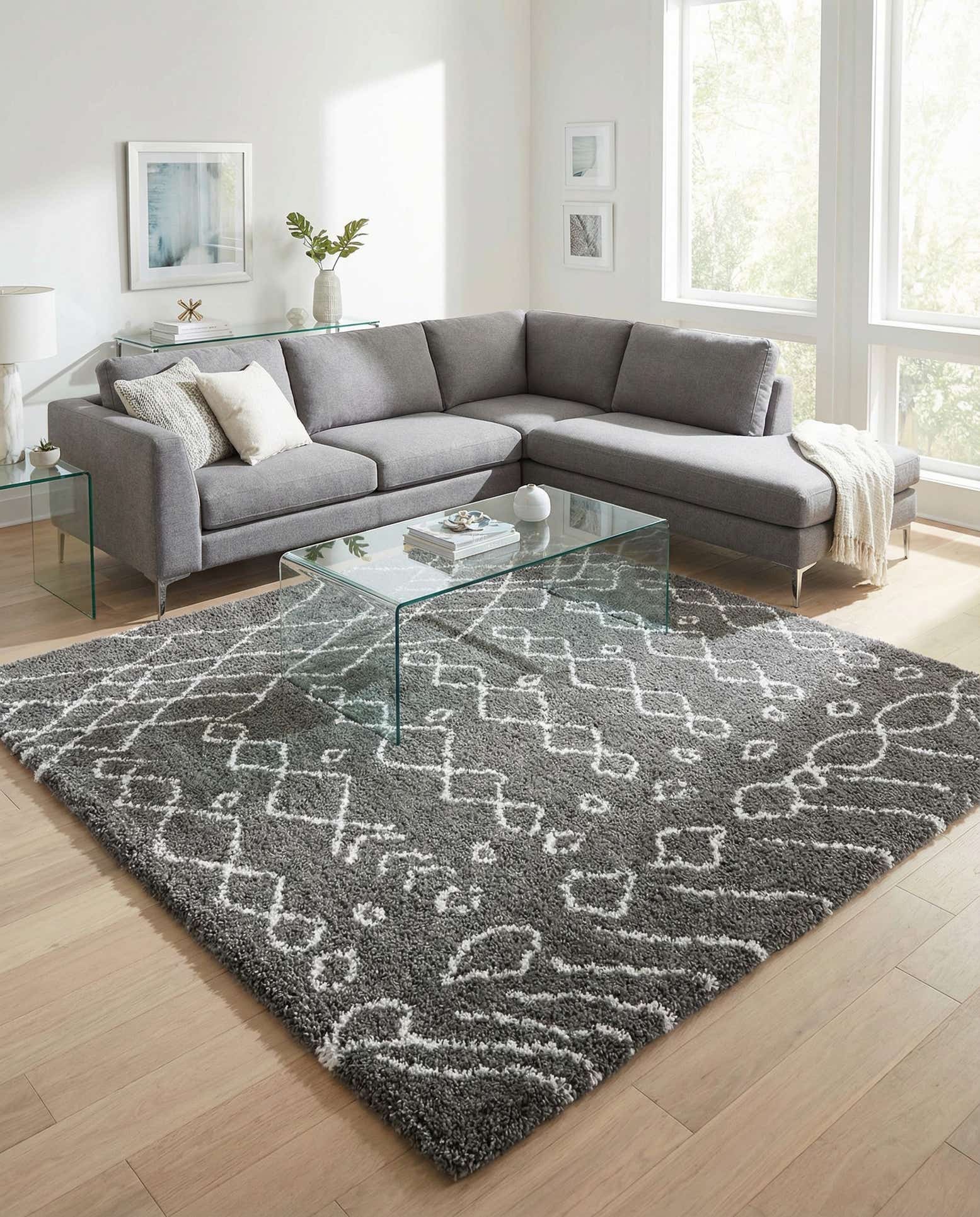 8' x 8' Moroccan Shag Square Rug