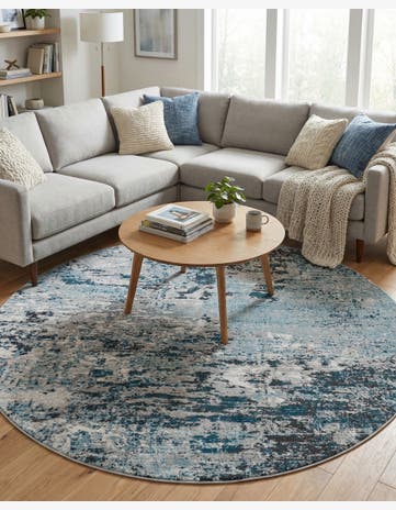 7' 10 x 7' 10 Leipzig Round Rug