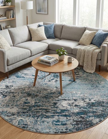 7' 10 x 7' 10 Leipzig Round Rug