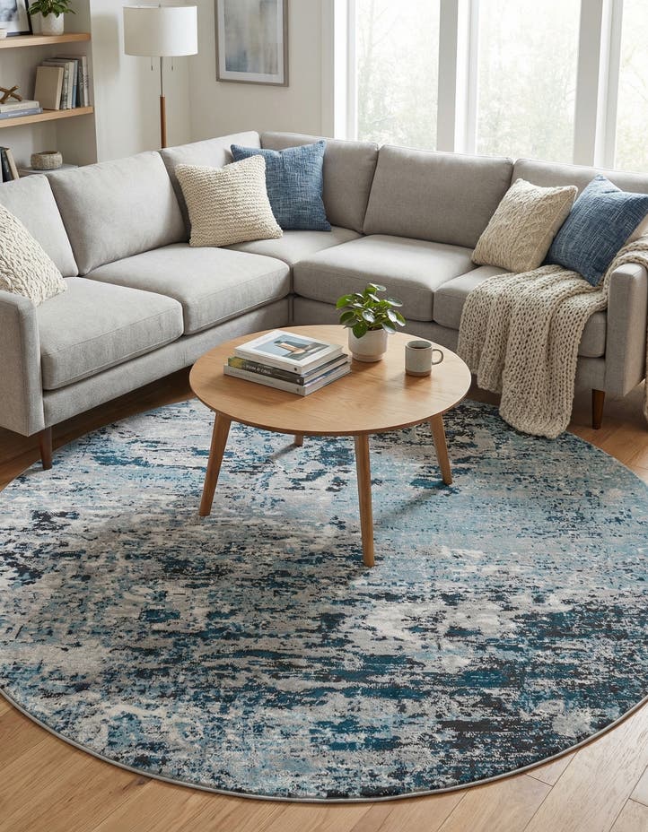 7' 10 x 7' 10 Leipzig Round Rug