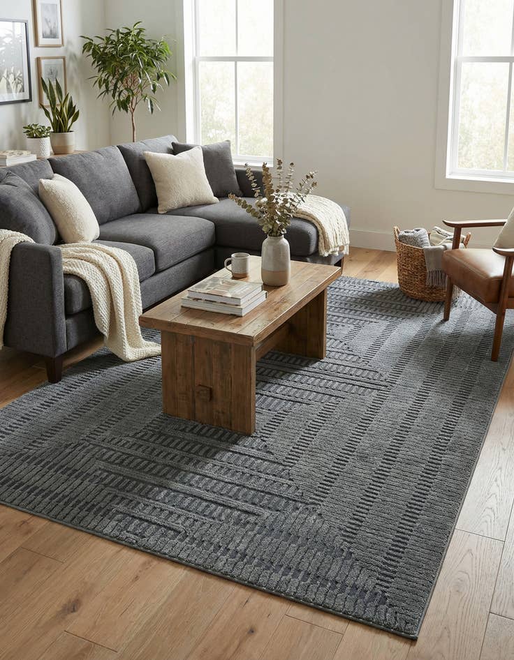 Detail image of 5' x 8' Textura Designer Rug