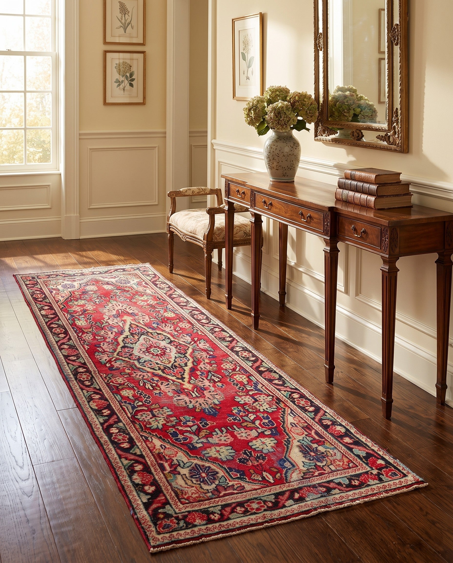 3' 5 x 9' 10 Hand Knotted Liliyan Persian Wool Runner Rug